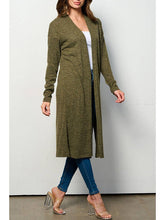 Load image into Gallery viewer, Olive Brushed Cardigan
