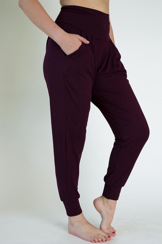 Harem Pants Burgundy