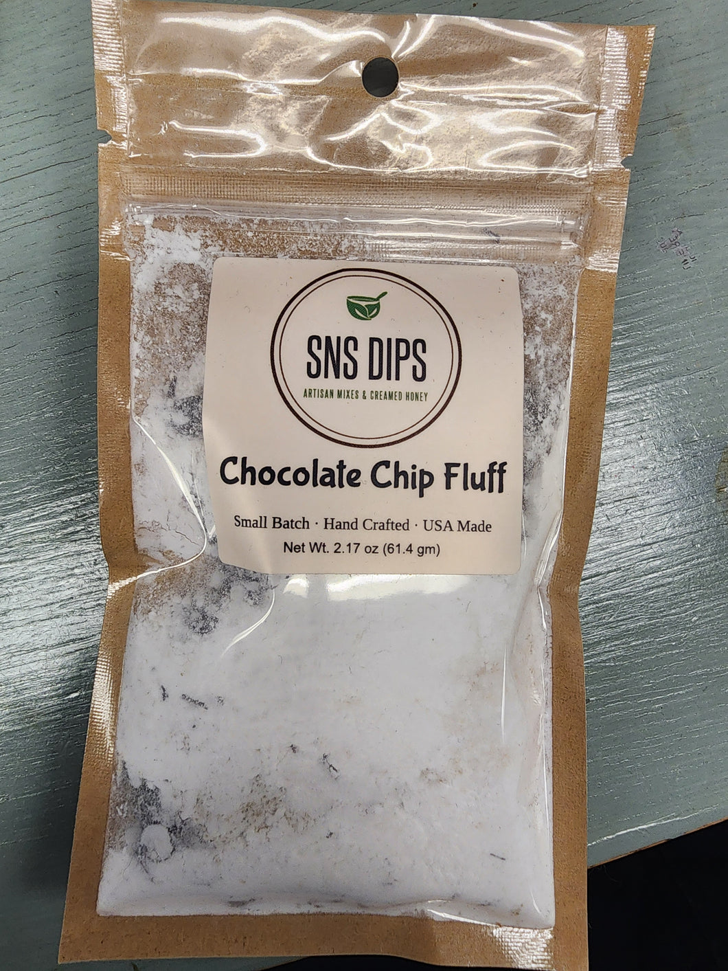 Chocolate Chip Fluff SNS Dip