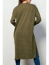 Load image into Gallery viewer, Olive Brushed Cardigan
