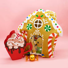 Load image into Gallery viewer, Mini Plushies- Gingerbread House
