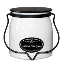 Load image into Gallery viewer, Caramel Cold Brew 16 oz Butter Jar Candle
