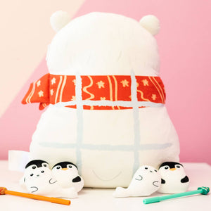 Tic-tac-toe Plushie, Polar Bear & Friends