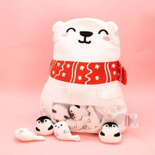 Load image into Gallery viewer, Tic-tac-toe Plushie, Polar Bear &amp; Friends
