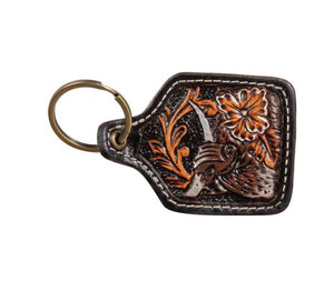 Blazing Blooms Key Fob