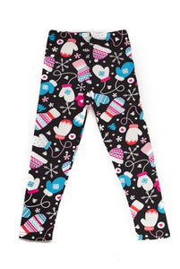 Girl's Winter Mitten Leggings!