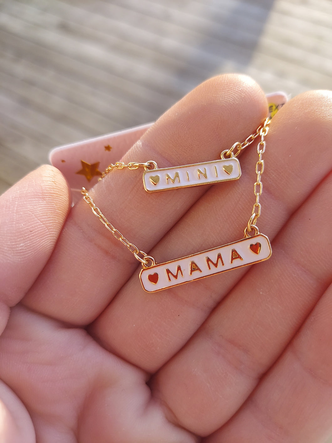 Mama and Mini Necklace Set