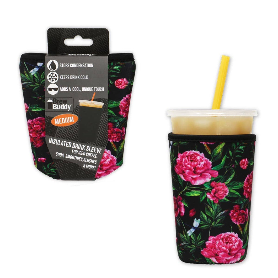 Brew Buddy Insulated Cold Drink Sleeve- Hydrangea