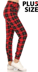 Christmas Plaid Joggers!